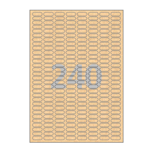 22 x 7.5 (mm) CL240KR 갈색 크라프트
