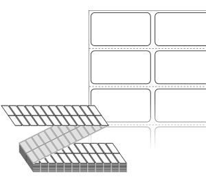 40 x 22 (mm) ZL040022DT 흰색 감열지 [12,000라벨/Box]