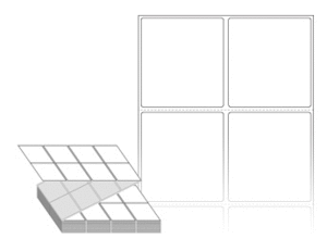 50 x 54 (mm) ZL050054DT 흰색 감열지 [4,000라벨/Box]