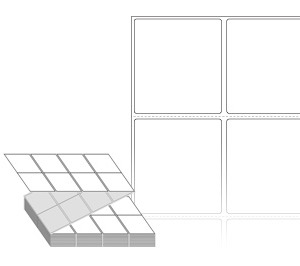 50 x 54 (mm) ZL050054DT 흰색 감열지 [4,000라벨/Box]
