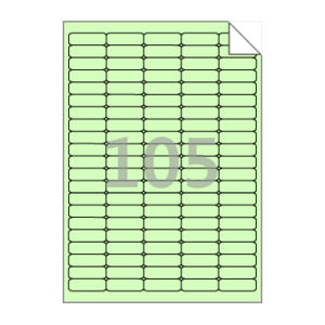 31 x 10 (mm) RV505G 연녹색 모조 시치미