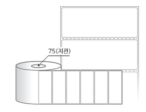 RL10039DT(감열지) 라벨크기: 100 x 39 (mm), 지관: 75mm [3,000라벨/Roll]