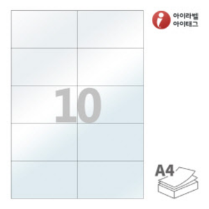 PL610, 투명 라벨지키미, 105 x 59.4 (mm), 프린터용 아님