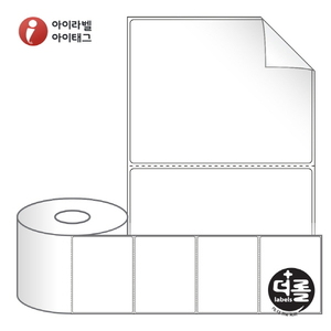 RS10080RVDT (40지관), 흰색 시치미 감열라벨, 100 x 80 (mm) [500라벨/Roll]