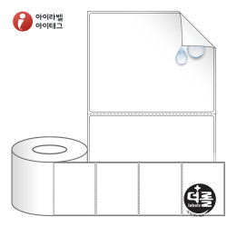 RL10080RVPP (75지관), 흰색(방수) PP 시치미, 100 x 79.55 (mm) [1,000라벨/Box]