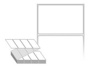 85 x 54 (mm) ZL8554DT 흰색 감열지 [2,000라벨/Box]