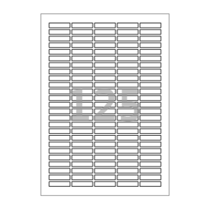 34 x 8 (mm) CL552 흰색모조지