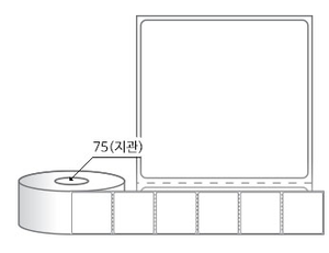 RL6056DT(감열지) 라벨크기: 60 x 56 (mm), 지관: 75mm [2,000라벨/Roll]