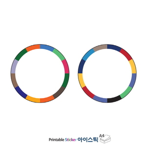 STA634D001LT, 투명 방수 레이저, Φ60 (mm) 원형, 레이저 프린터 전용