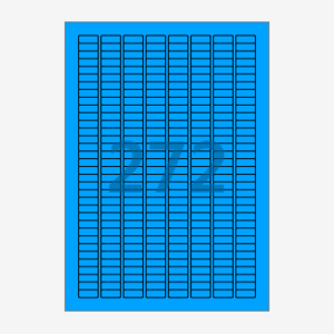 20 x 8.018 (mm) CL572TB 파란색 모조지