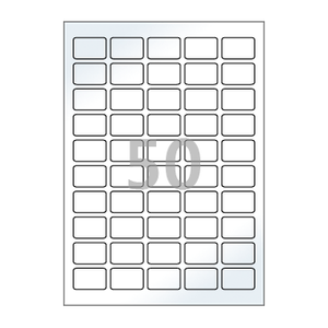 32 x 25.05 (mm) CL550LG 흰색 광택 아트지