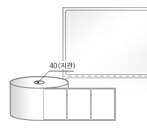 RS8060LG(아트지) 라벨크기: 80 x 60 (mm) , 지관: 40mm [1,000라벨/Roll]