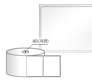 RS8073LG(아트지) 라벨크기: 80 x 73 (mm) , 지관: 40mm [1,000라벨/Roll]