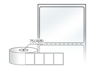 60 x 48 (mm) RL6048LT 투명(방수) PET [2,000라벨/Roll]