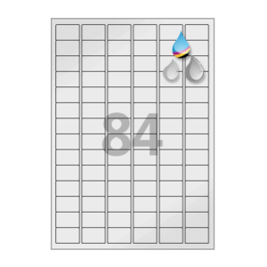 30 x 20 (mm) CJ884SU 은색 광택 방수 잉크젯