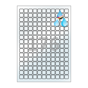 15 x 15 (mm) CJ576TU 반투명 방수 잉크젯
