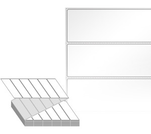 110 x 40 (mm) ZL11040LG 흰색 아트 광택지 [3,000라벨/Box]