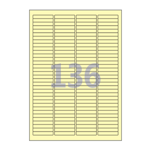 46 x 7.988 (mm) CL644Y 연노란색 모조지