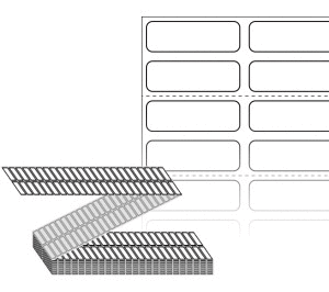 30 x 10 (mm) ZL030010DT 흰색 감열지 [24,000라벨/Box]