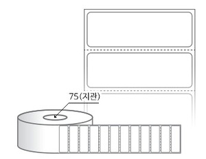 RL5518DT(감열지) 라벨크기: 55 x 18 (mm), 지관: 75mm [6,000라벨/Roll]