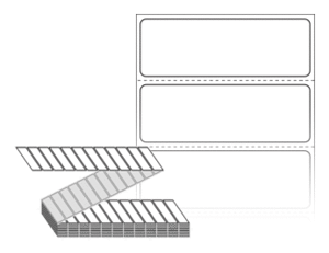 60 x 20 (mm) ZL6020DT 흰색 감열지 [6,000라벨/Box]