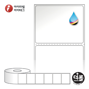 RJ6048LG, 흰색 고광택 잉크젯, 60 x 48 (mm) [640라벨/Roll]