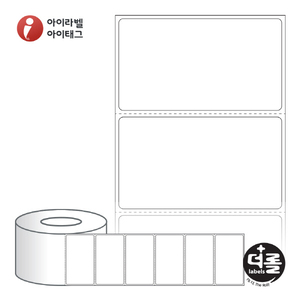 RL7040DT, 흰색 감열지, 70 x 40 (mm) , 지관: 75mm [3,000라벨/Roll]