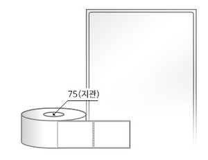 RL6080LG(아트지) 라벨크기: 60 x 80 (mm) , 지관: 75mm [1,000라벨/Roll]