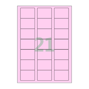 55 x 40 (mm) CL837P 분홍색 모조지