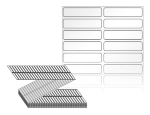 50 x 12 (mm) ZL050012LG 흰색 아트 광택지 [24,000라벨/Box]