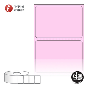 RS5035PDT (40지관), 분홍색 감열지, 50 x 35 (mm) [750라벨/Roll]