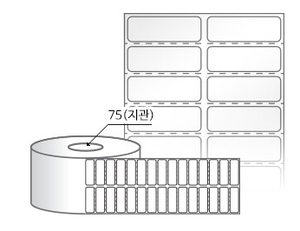 RL035012LG(아트지) 라벨크기: 35 x 12 (mm), 지관: 75mm  [20,000라벨/Box] 