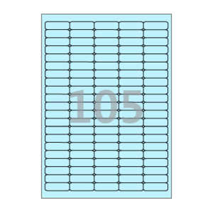 31 x 10 (mm) CL505B 하늘색 모조지