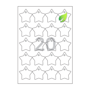 50 x 50 (mm) TLH0202ME (흰색 모조 에코, 잉크젯/레이저 겸용)