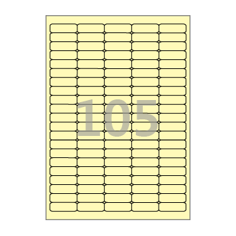 31 x 10 (mm) CL505Y 연노란색 모조지