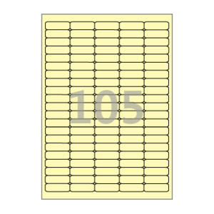 31 x 10 (mm) CL505Y 연노란색 모조지