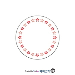 STRS3030D001PP (40지관), 흰색(방수) PP, Φ30 (mm) 원형 - 1,000라벨/Roll(리본필요)