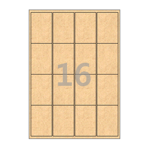 48.5 x 70 (mm) CL244KR 갈색 크라프트