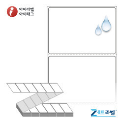 ZL8056PPDT, 흰색(방수) PP 감열지, 80 x 56 (mm) [3,000라벨/Box]