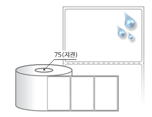 RL9061PP, 흰색(방수) PP, 90 x 61 (mm) , 지관: 75mm [2,000라벨/Roll]