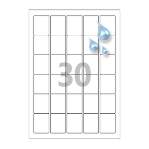 35 x 45 (mm) CJ456WU 흰색 PP 방수
