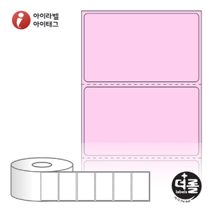 RS6539PDT (40지관), 분홍색 감열지, 65 x 39 (mm) [1,500라벨/Roll]
