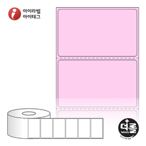 RS6539PDT (40지관), 분홍색 감열지, 65 x 39 (mm) [750라벨/Roll]