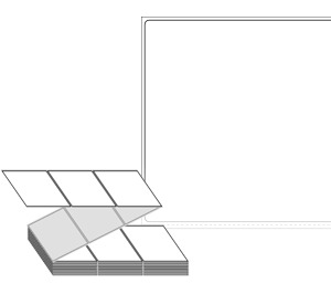 90 x 90 (mm) ZL9090DT 흰색 감열지 [1,500라벨/Box]