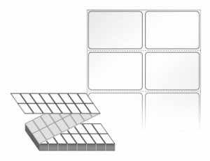 50 x 35 (mm) ZL050035LG 흰색 아트 광택지 [8,000라벨/Box]