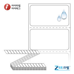 ZL4022PPDT, 흰색(방수) PP 감열지, 40 x 22 (mm) [12,000라벨/Box]