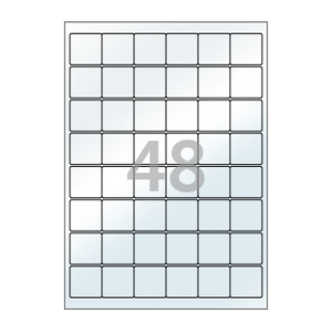 33 x 33 (mm) CL568LT 투명 PET 방수