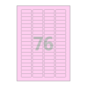 40 x 14 (mm) CL876P 분홍색 모조지