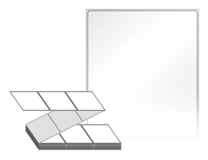 100 x 116 (mm) ZL100116LG 흰색 아트 광택지 [1,500라벨/Box]
