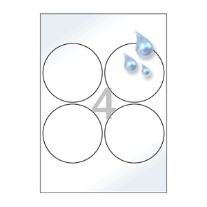 98 (mm) 원형 CL504WP 흰색 PET 방수